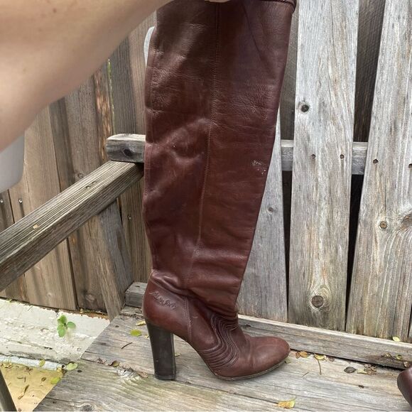 Miss sixty brown high leather boots size 37 - Picture 13 of 16